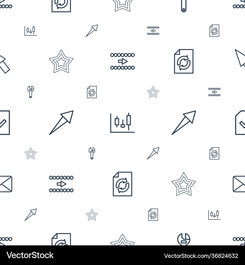 Interface icons pattern seamless white background Interface icons pattern seamless white background vector image
