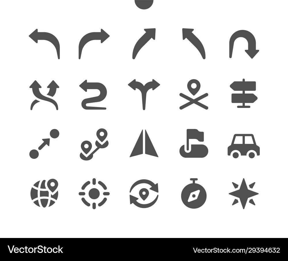 Navigation v2 ui pixel perfect well-crafted Navigation v2 ui pixel perfect well-crafted vector image