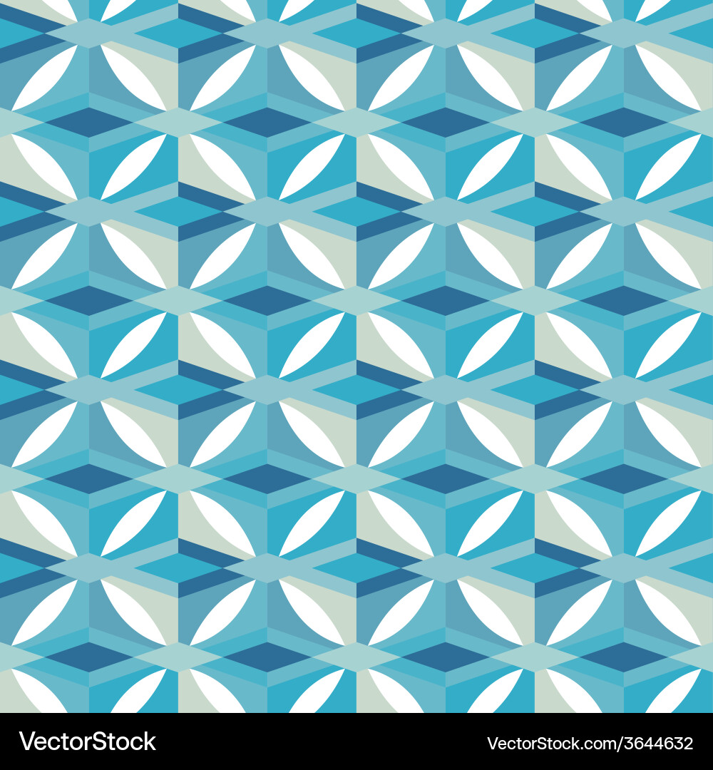 Seamless abstract triangle pattern vector image