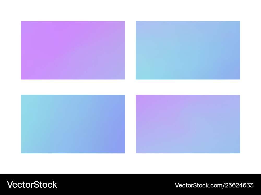 Abstract colored blurred gradient mesh background vector image