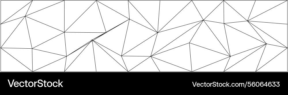 Abstract geometric pattern with triangular chaos Vector Image