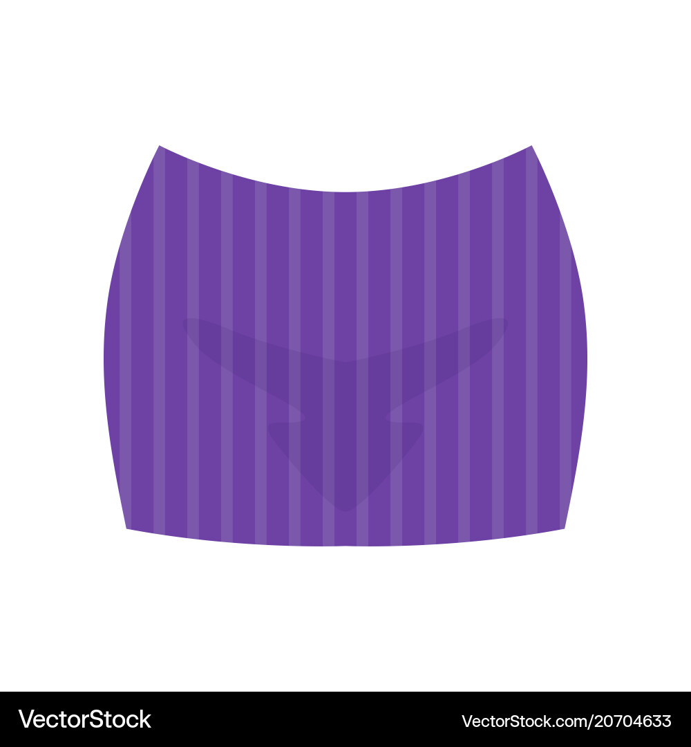 Striped short skirt fashion women clothes Striped short skirt fashion women clothes vector image