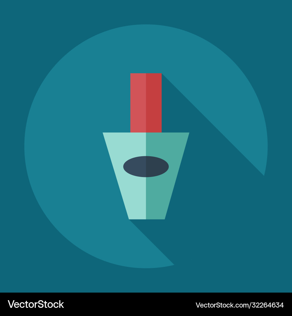 Flat modern design with shadow icons varnish vector image