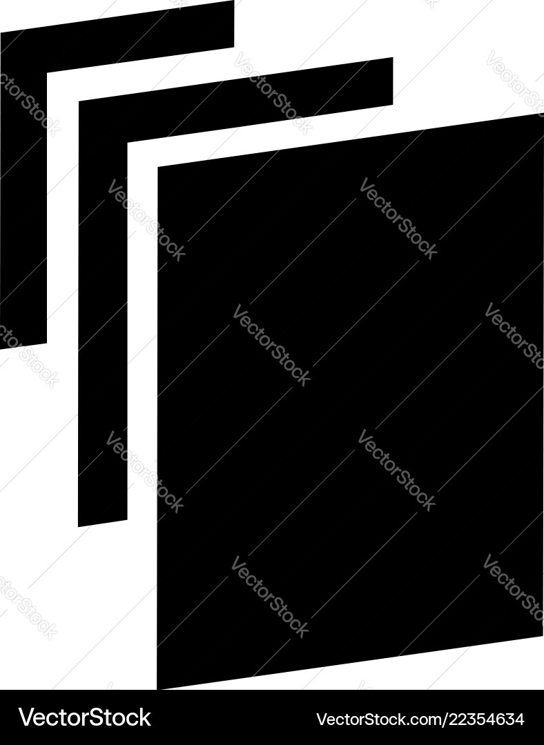 Papers Stack Icon vector image