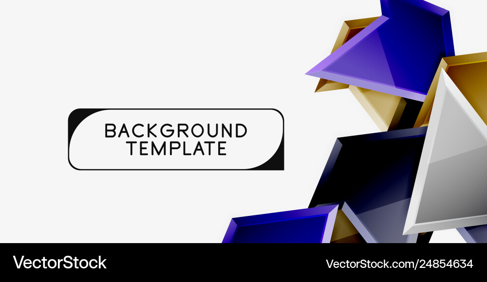Triangular low poly background design Triangular low poly background design Vector Image