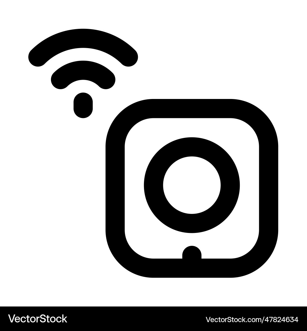 Wireless mounted motion sensor for tracking vector image