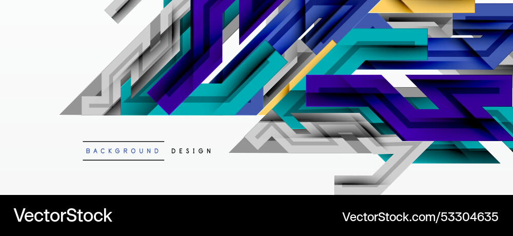Dynamic lines geometric background Dynamic lines geometric background vector image