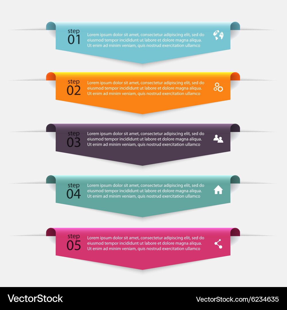 Informative Data Charts & Diagrams vector image