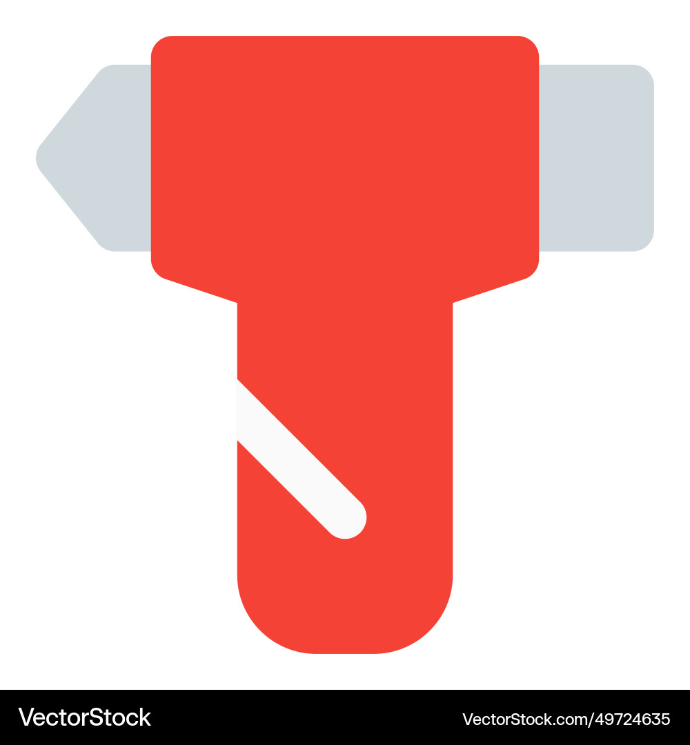 Tool designed for breaking in emergencies Vector Image