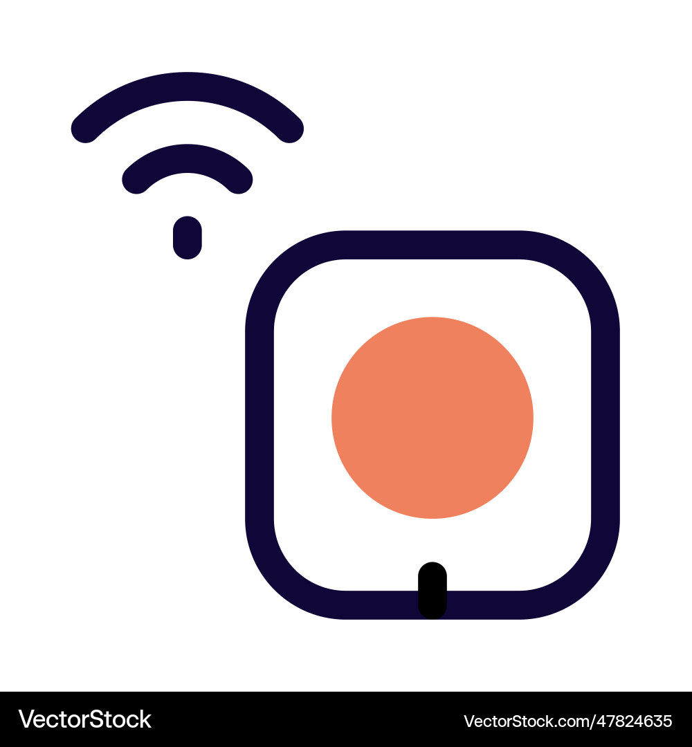Wireless mounted motion sensor for tracking vector image
