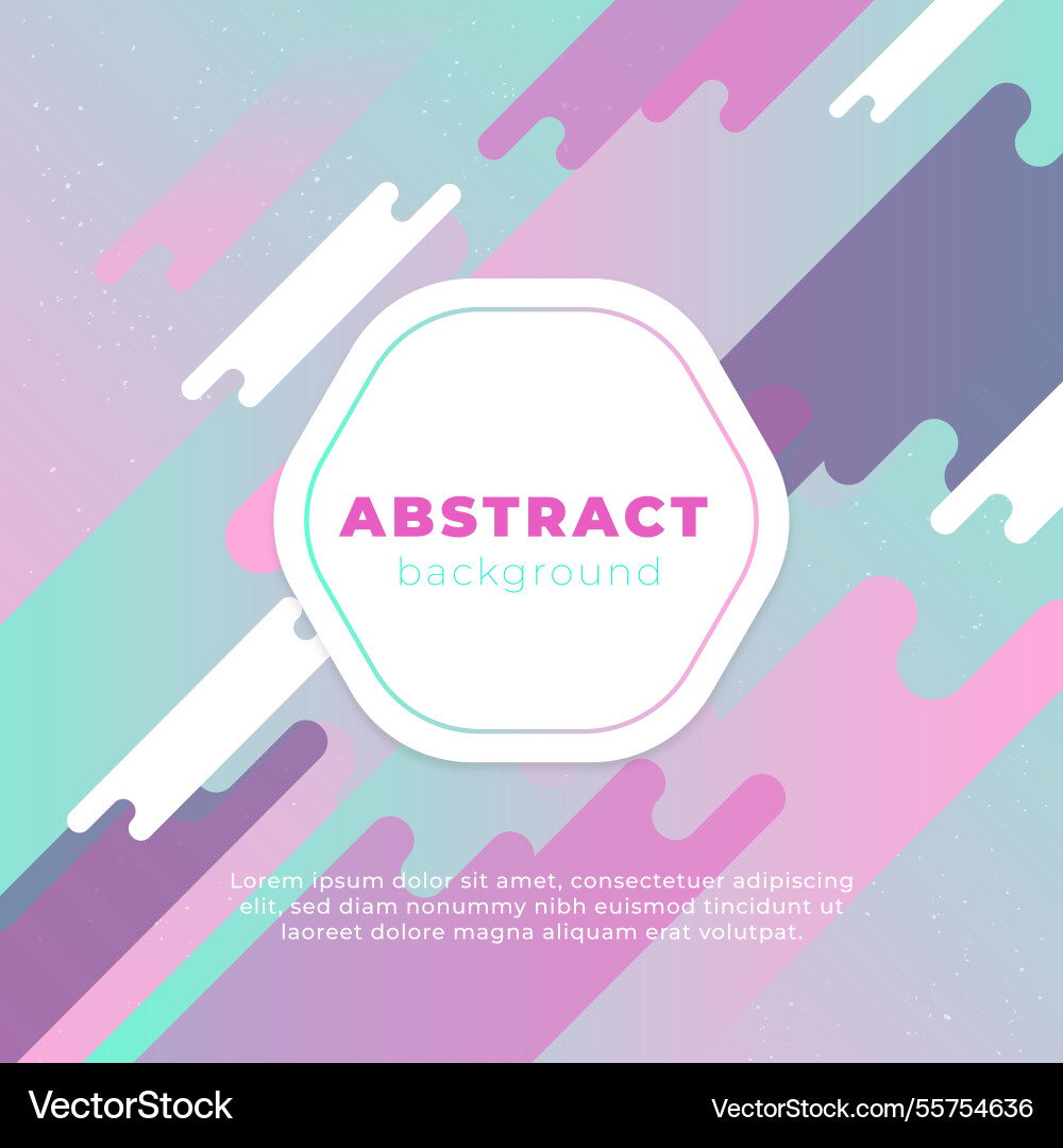 Abstract background with colorful style vector image
