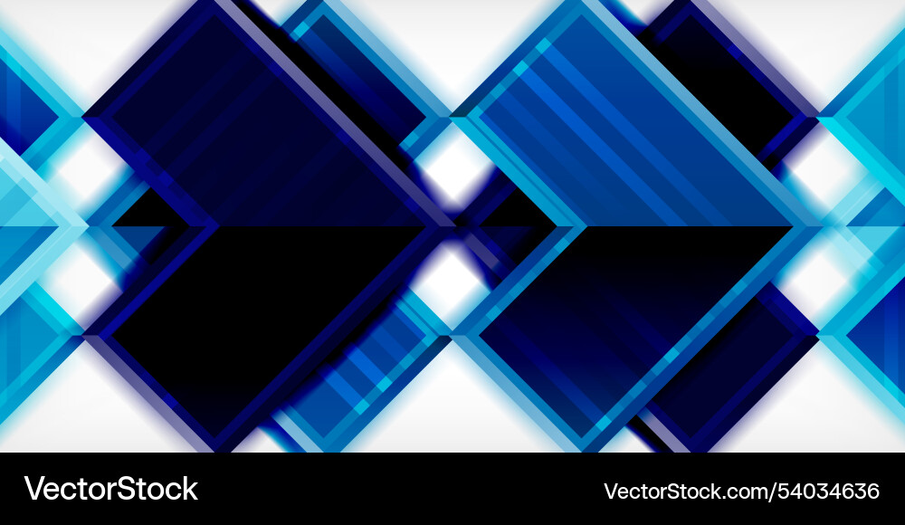 Arrow symbols created with 3d effects and line Vector Image