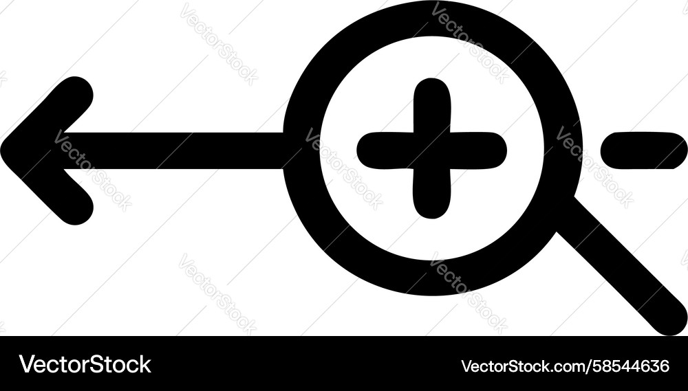 Back & Add Navigation Icon Vector Image