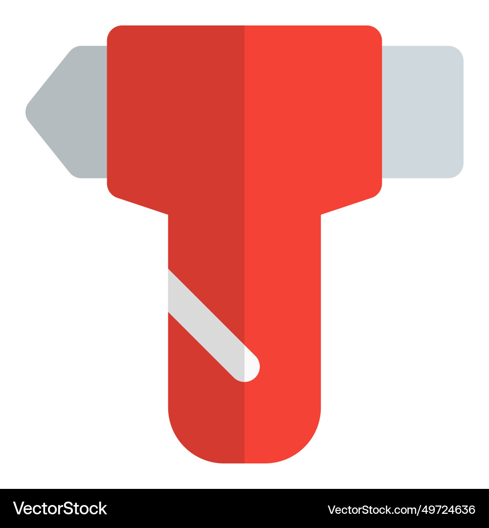 Tool designed for breaking in emergencies Vector Image