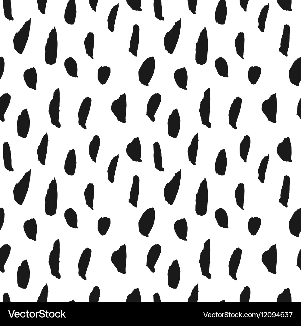 Decorative seamless pattern with handdrawn dots Vector Image