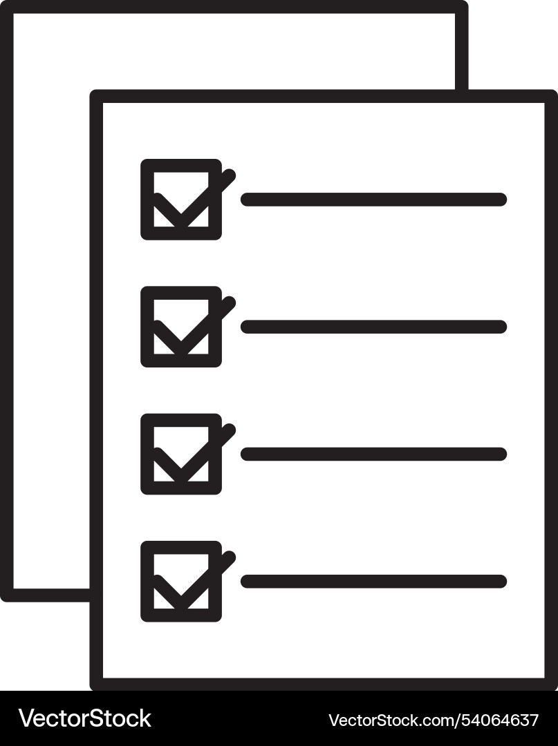 Document line icon design Vector Image