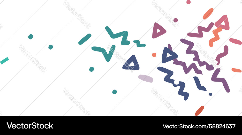 Dynamic abstract geometric fragmented design Vector Image
