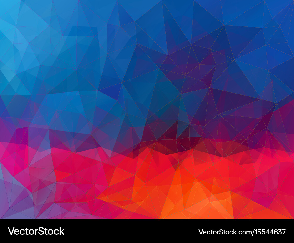 Dynamic Red & Blue Geometric Pattern vector image
