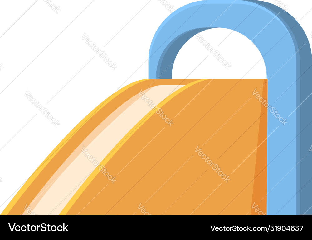 Empty playground slide waiting for children Empty playground slide waiting for children vector image