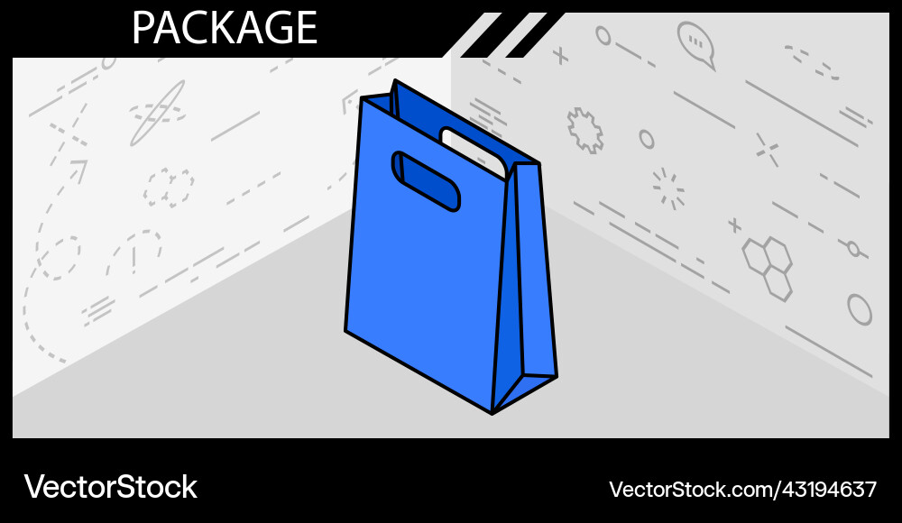 Package isometric design icon web 3d colorful Package isometric design icon web 3d colorful vector image