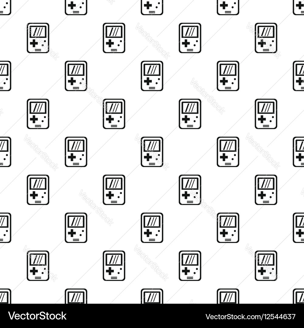 Tetris Gerät Muster einfache Art vektorbild