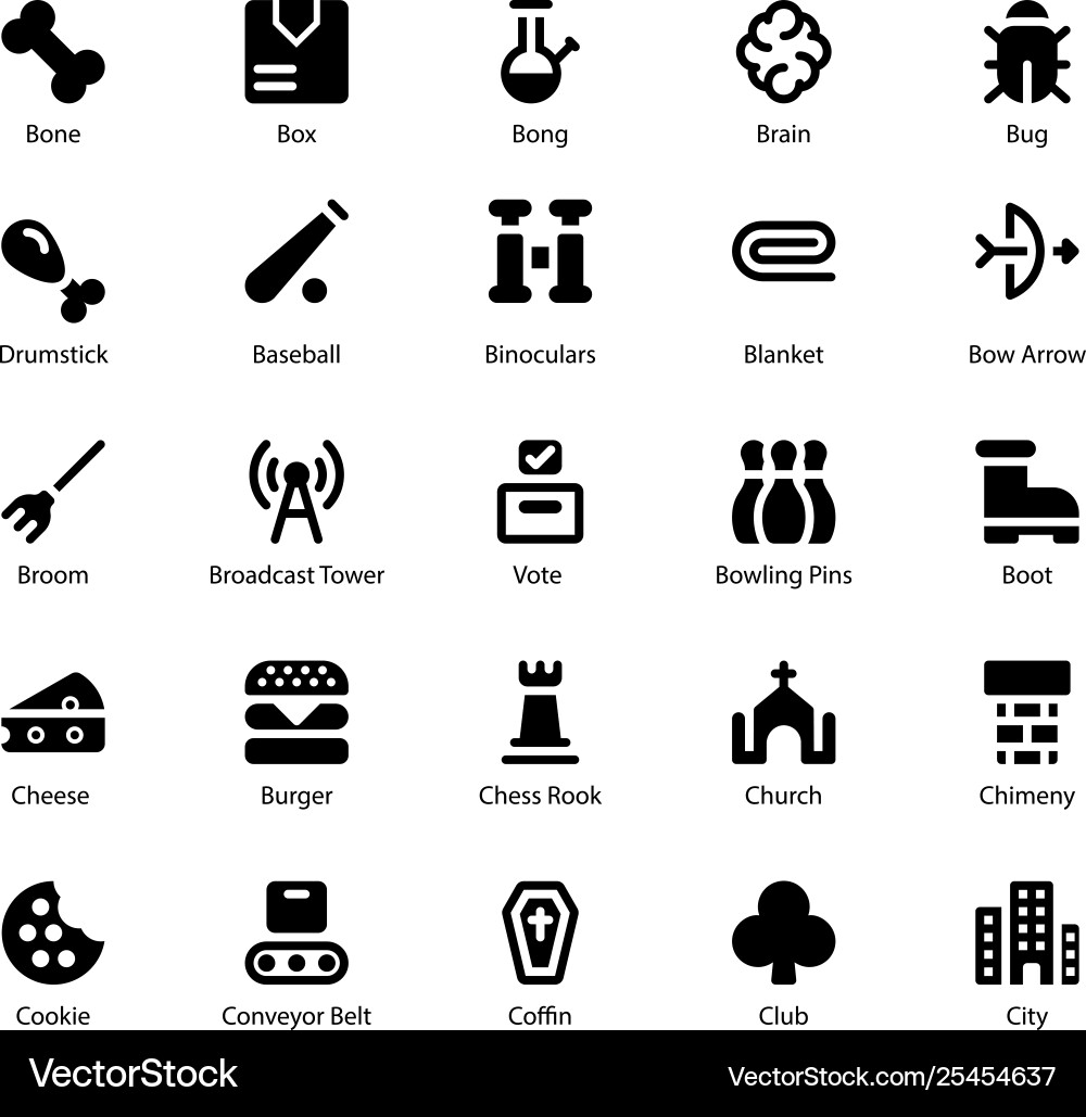 User interface icons collection Vector Image