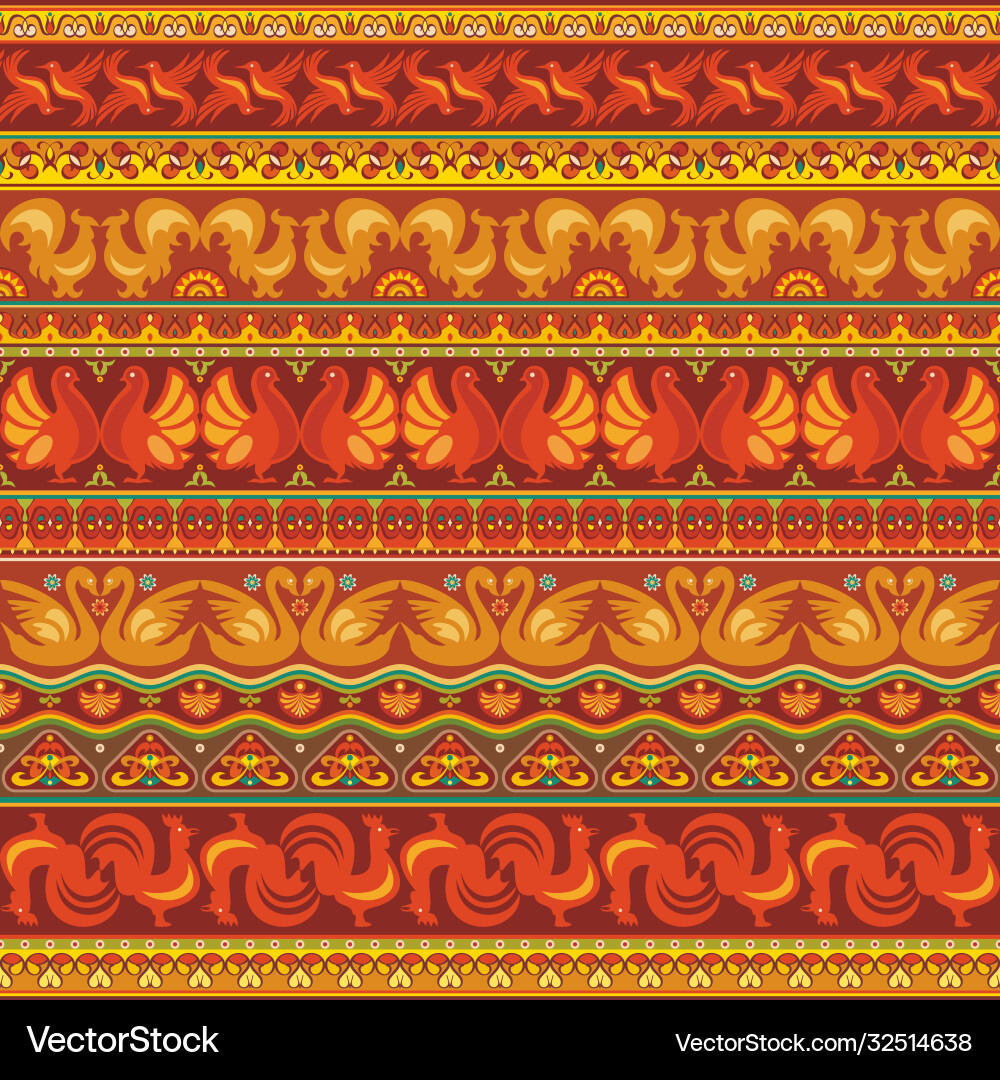 Abstract ethnic stripe pattern background vector image