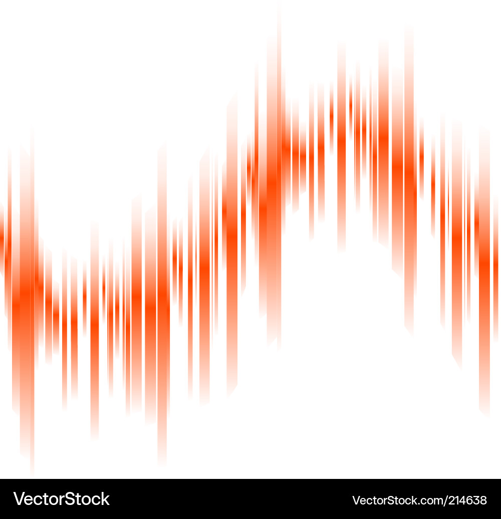 Dynamic Orange Lines - Abstract Background Vector Image