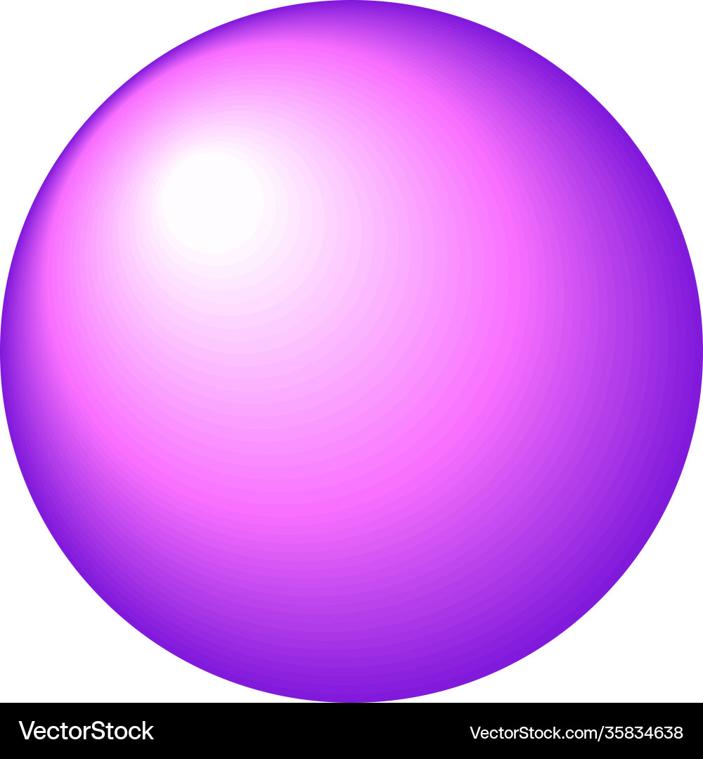 Gradient round icon vector image