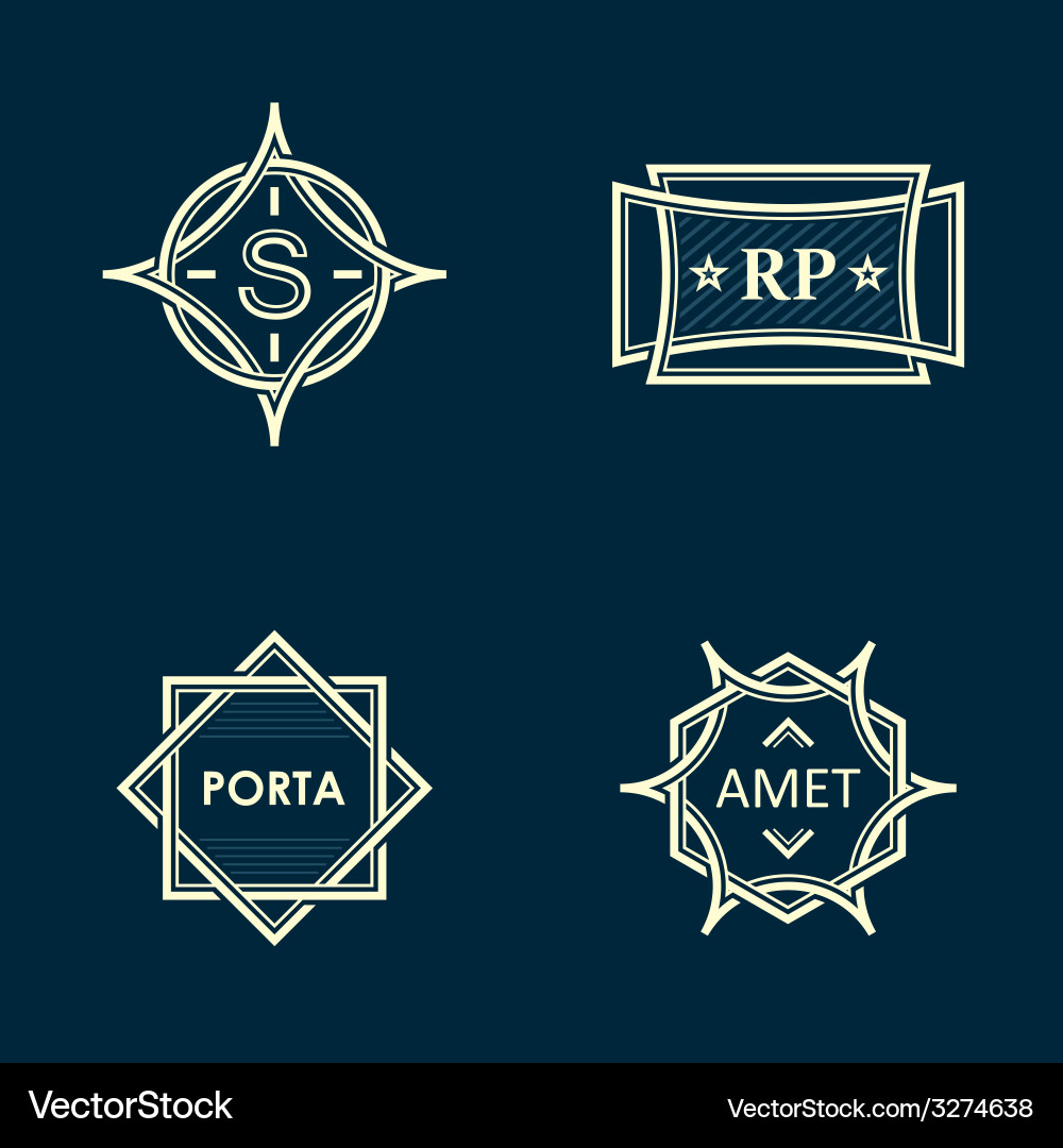 Graphic frame Vector Image