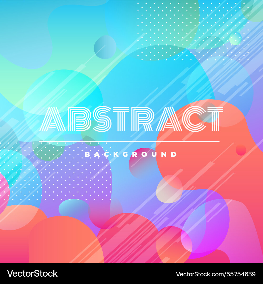 Abstract background with colorful bubbles vector image