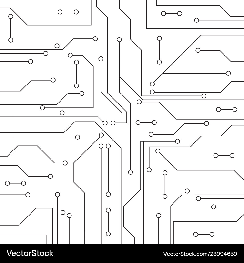 Abstract background with high tech circuit board Abstract background with high tech circuit board vector image