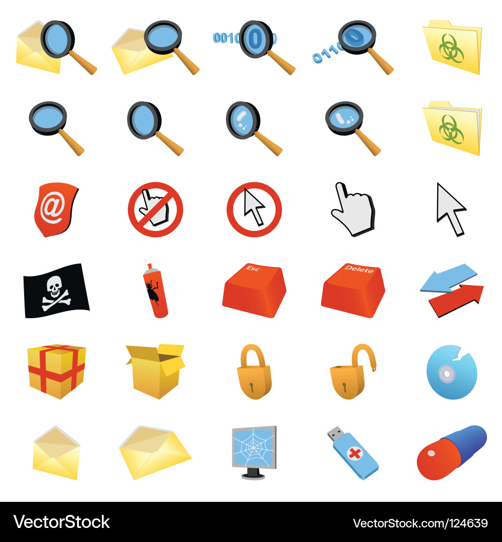 Computer security Vector Image