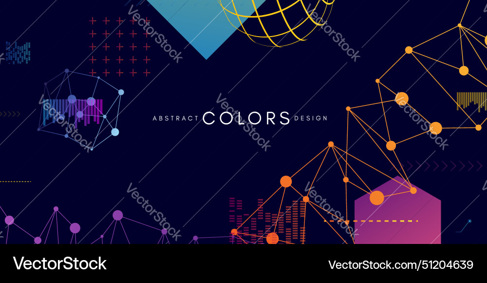 Futuristic tech style horizontal background Futuristic tech style horizontal background vector image