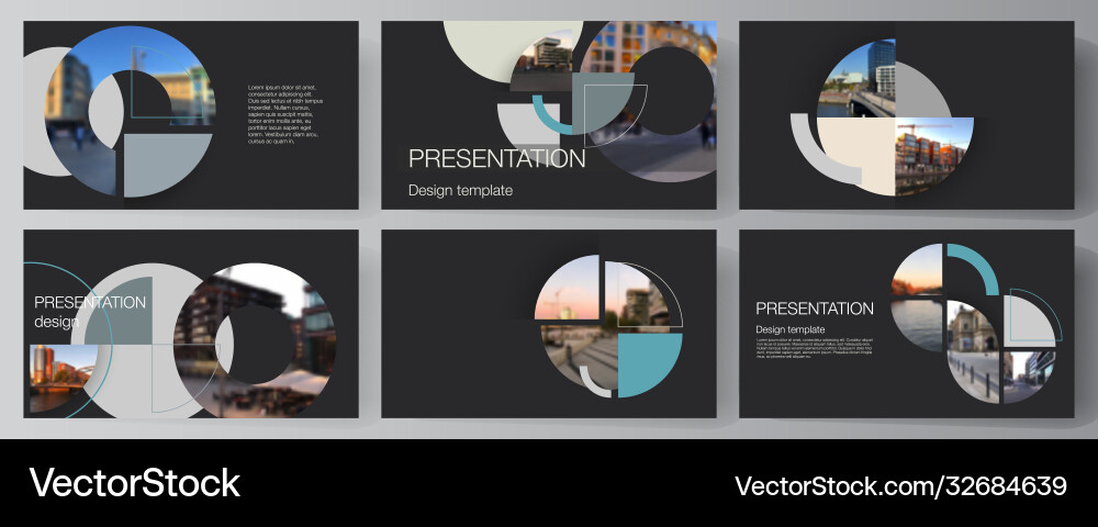Layout presentation slides design Layout presentation slides design vector image