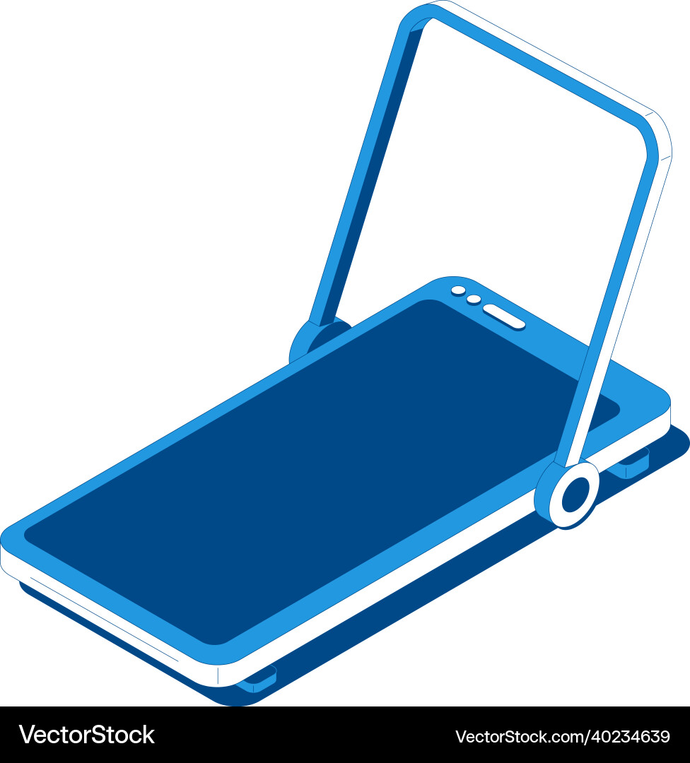 Running track machine composition Running track machine composition Vector Image