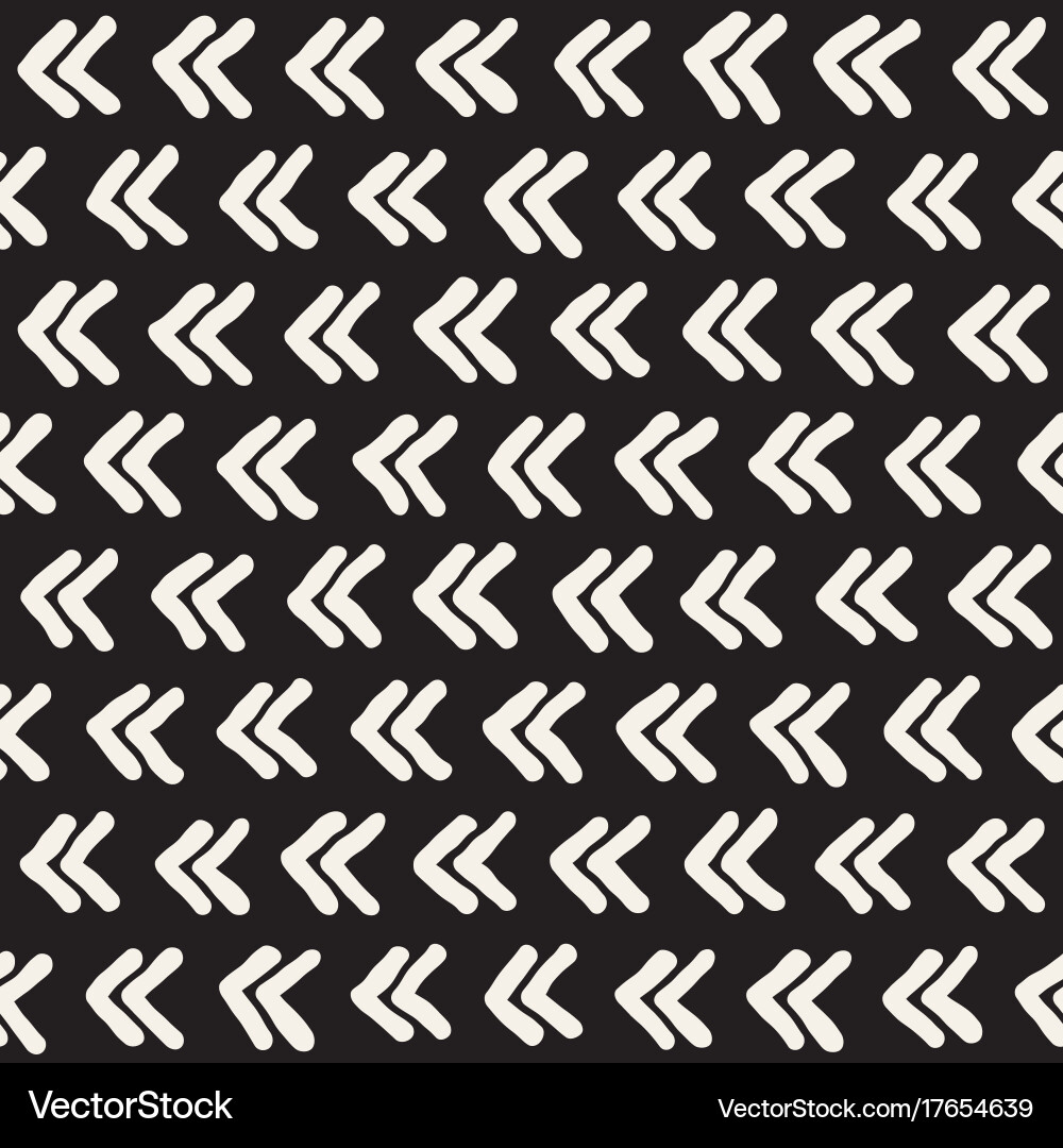 Seamless pattern with hand drawn lines abstract Vector Image
