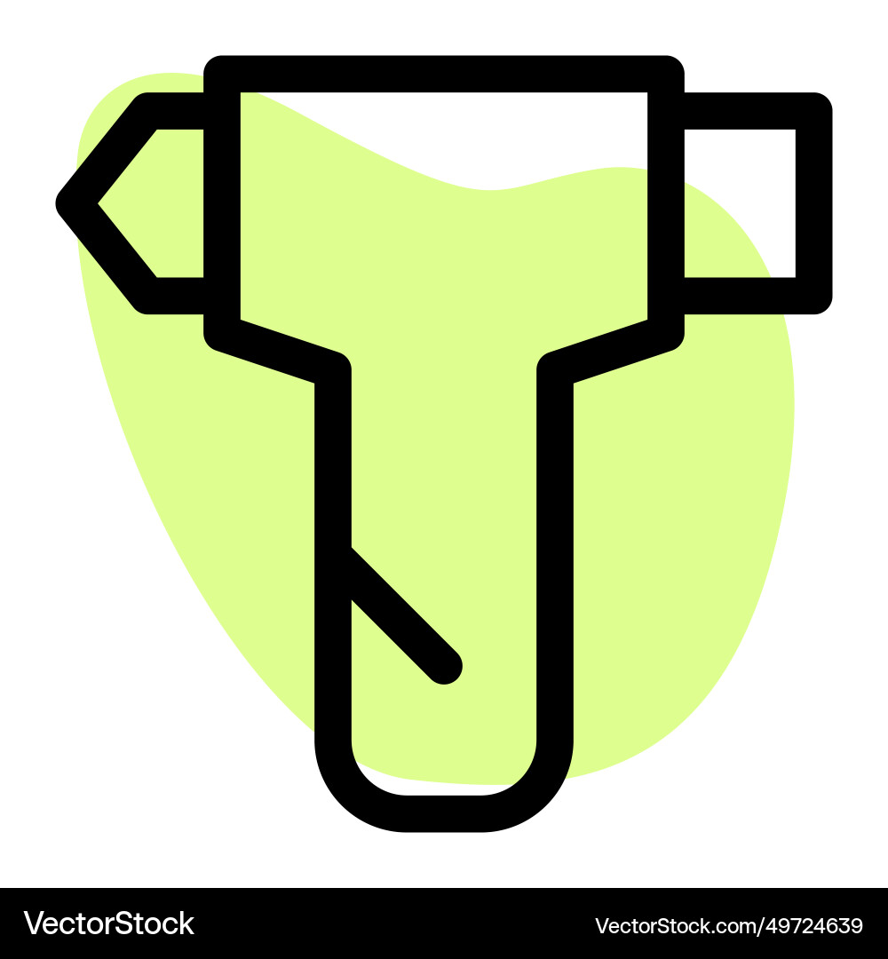 Tool designed for breaking in emergencies Vector Image