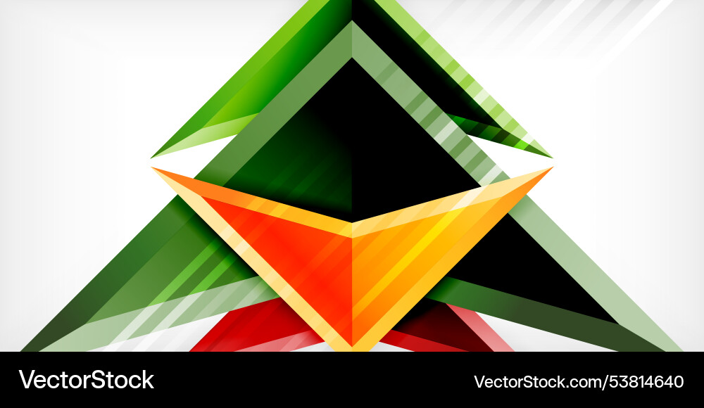 Abstract background color triangles and arrows Abstract background color triangles and arrows Vector Image