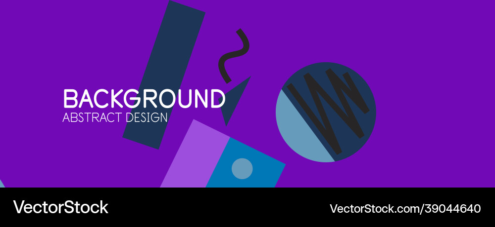 Abstract background with blocks lines geometric Vector Image