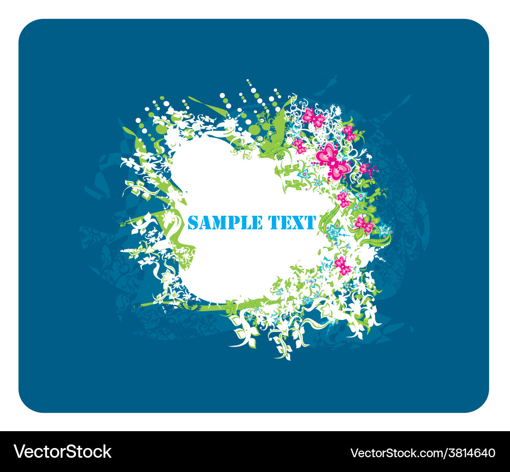Abstract frame with space for your text vector image