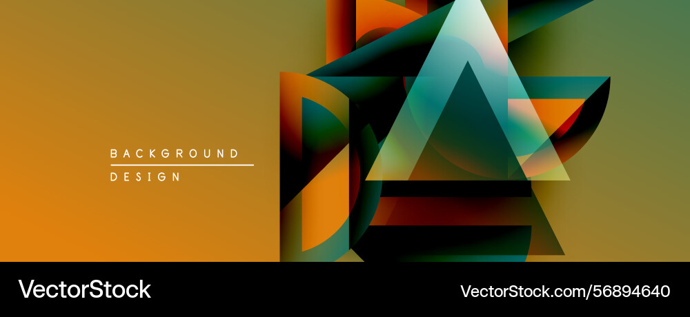 Abstract geometric shapes overlap creating Abstract geometric shapes overlap creating vector image