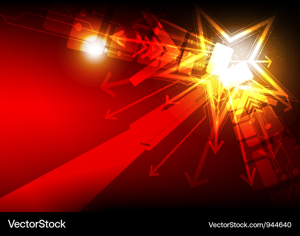 Dynamic Star Stream Vector Image