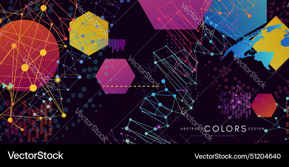 Futuristic tech style horizontal background Futuristic tech style horizontal background vector image
