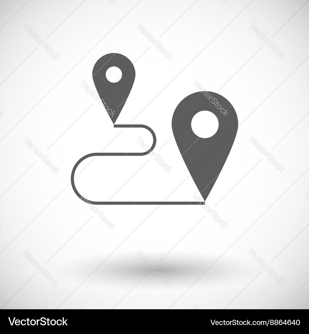 Map Pointer Icon vector image