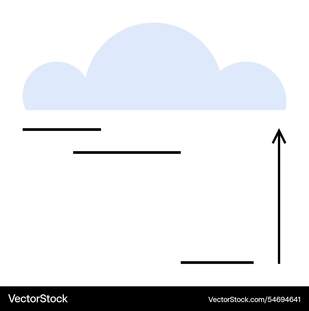 Cloud computing and growth concept with abstract Cloud computing and growth concept with abstract Vector Image