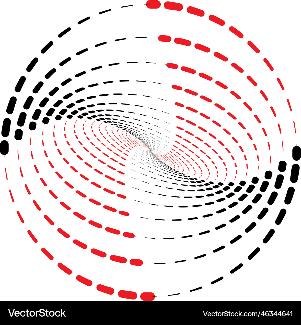 Dynamic abstract circle Vector Image