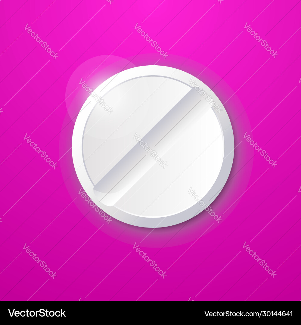 Pill diff vector image