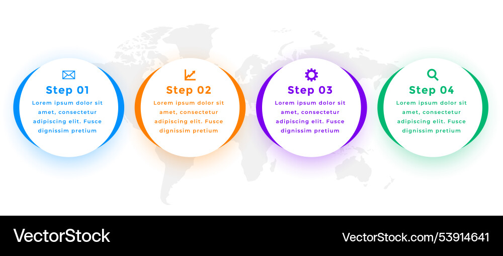 Professional infographic option element layout Professional infographic option element layout vector image