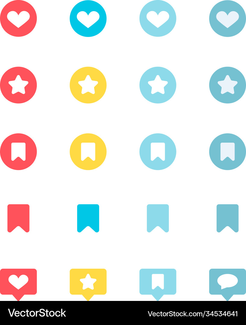 User markers ui elements kit User markers ui elements kit vector image